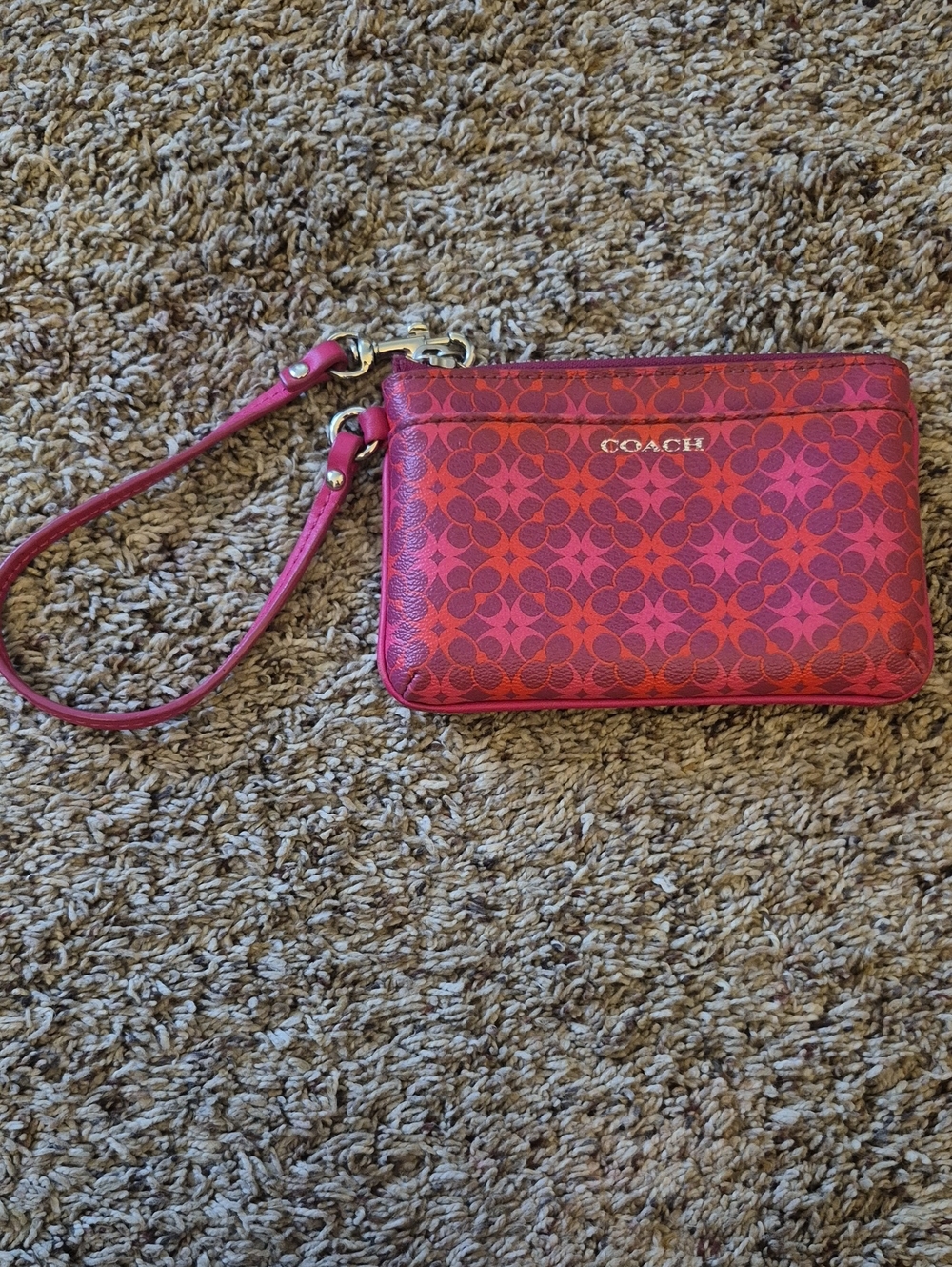 COACH signature Wristlet